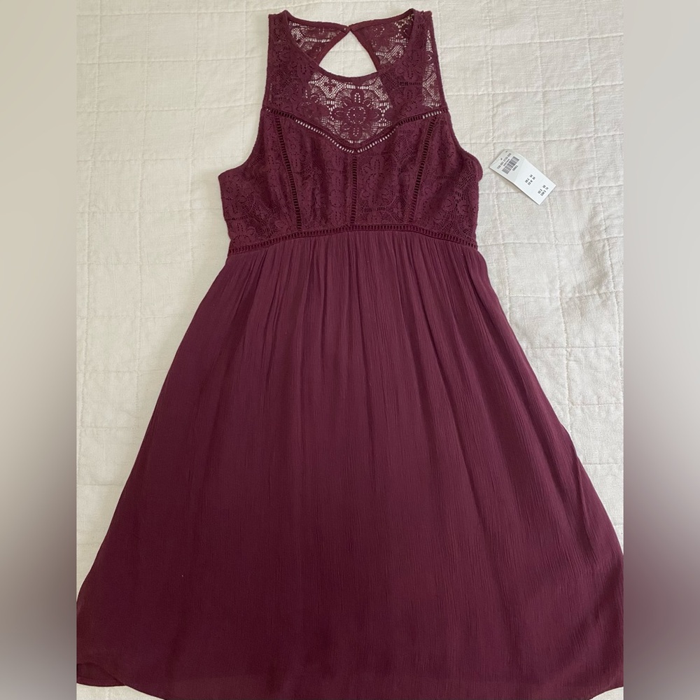 Abercrombie & fitch NWT size small lace top dress.